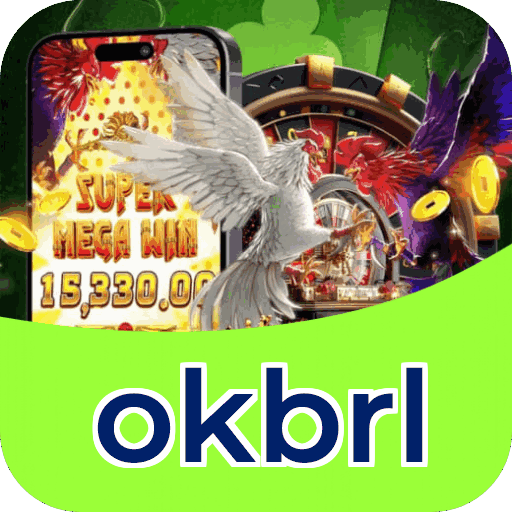 Plataforma okbrl mostrando interface moderna, jogos certificados e recursos de segurança licenciados